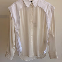 Rely Cut Out Shirt - White