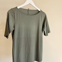 F152 - Ballet Neck Tee - Green