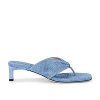 Wrap Mid Heel - Denim