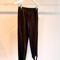 Active Knit Sporty Stirrup Pant - Burnt Umber
