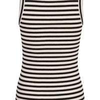 Dagna Tank - Blk/Ivory