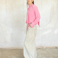 Dottir Pant - Khaki Salinas Denim