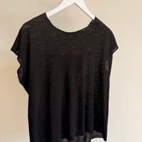 C5401 - Open Back Top - Black