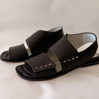 Double Strap Sandal - Black