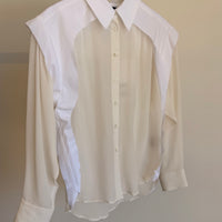 Rely Cut Out Shirt - White