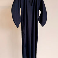 Long Opi Dress - Ripple Twill - Navy