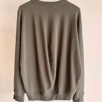 Light Weight Sweatshirting Crewneck Sweatshirt - Olive