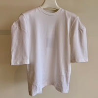 Perfect Hinged Sleeve T - White