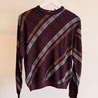 Meghan - Burgundy Check
