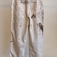 Calcimin Denim Fischer Jean - Ivory Multi