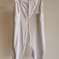 CO247 - Cotton Stretch Carrot Pant - White