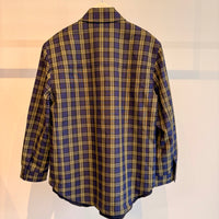 Techy Plaid Easy Shirt Jacket - Blue multi