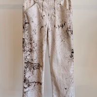 Calcimin Denim Fischer Jean - Ivory Multi