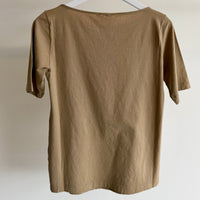F152 - Ballet Neck Tee - Camel