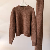 Chunky Scarf - Brown Melange