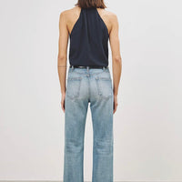 Zelie Halterneck Top - Dark Navy
