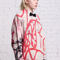 Mercer Street Oversized Graffiti Sweater
