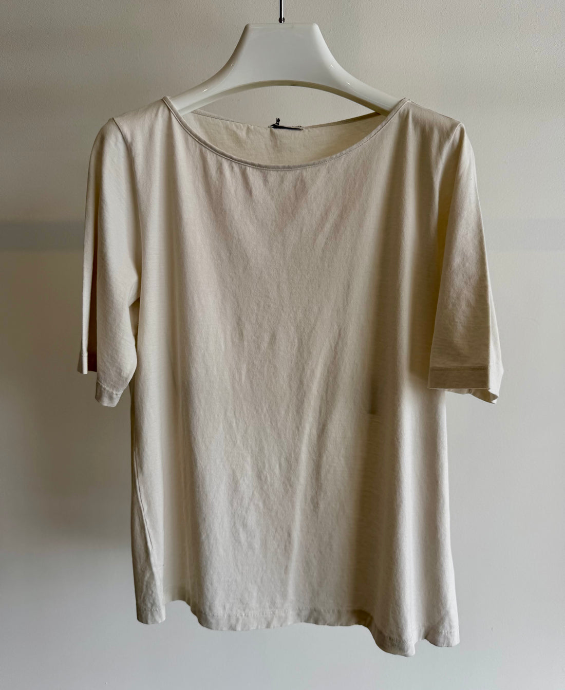 F152 - Ballet Neck Tee - Ivory