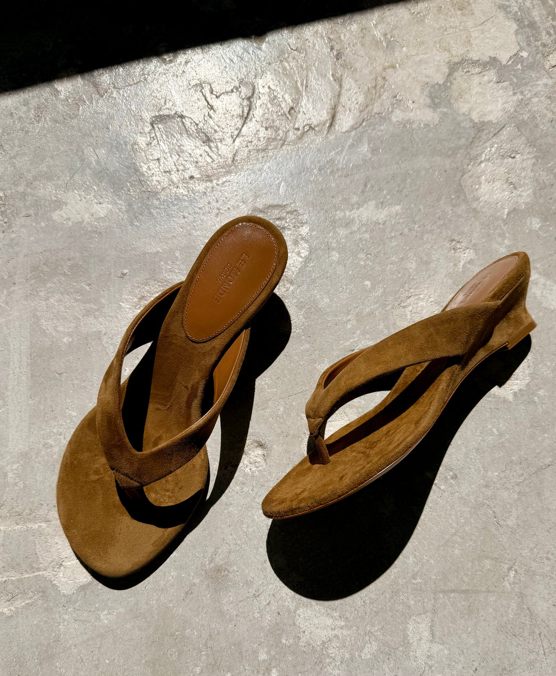 Micro Wedge Thong - Taupe