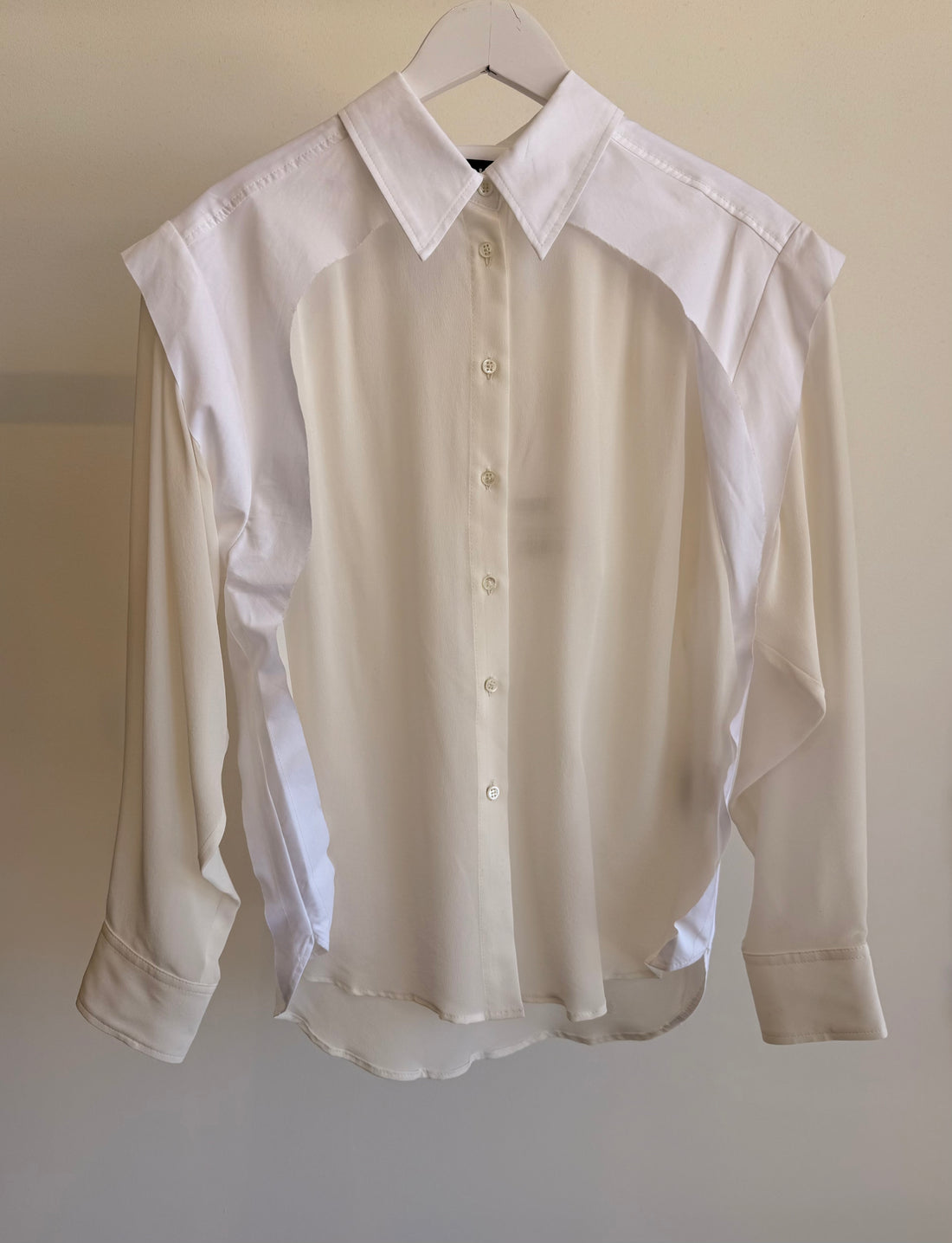 Rely Cut Out Shirt - White