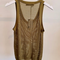 Comby Tank Top - Sage Green