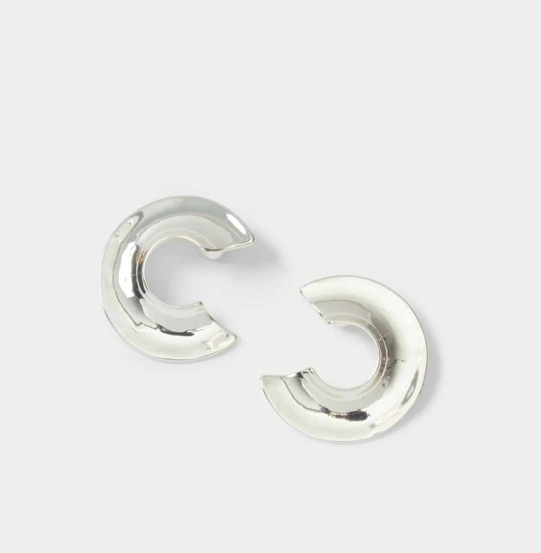 Rail Earrings -Silver