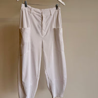 CO247 - Cotton Stretch Carrot Pant - White