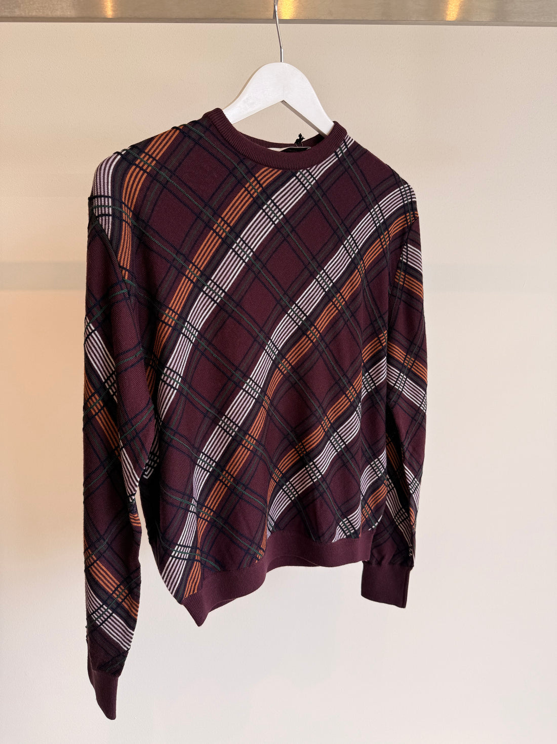 Meghan - Burgundy Check