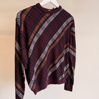 Meghan - Burgundy Check