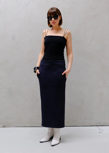 Fia Skirt -Navy