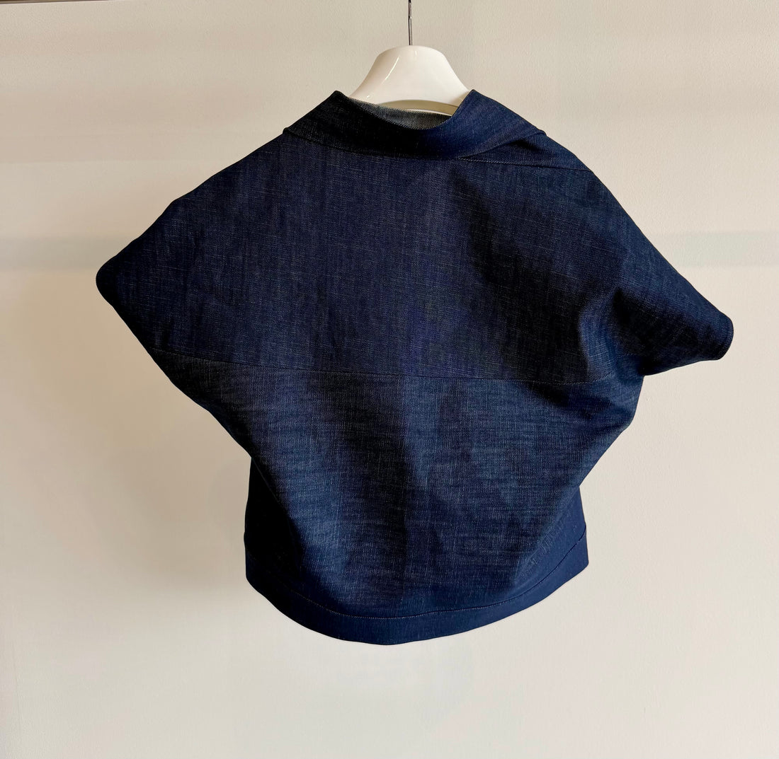 Maki Shrug - Eco Denim - Indigo
