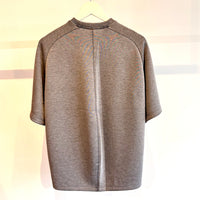 Feather Weight Viscose Neoprene Short Sleeve T - Grey