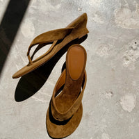 Micro Wedge Thong - Taupe