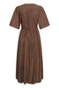 Haze Wrap Dress - Coffee Quartz