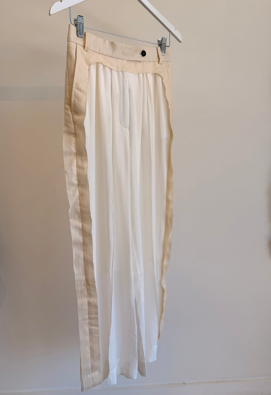 Flow Gathered Pants - Ivory