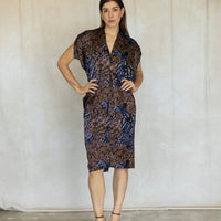 Issa Dress - Animalia Silk Print