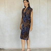 Issa Dress - Animalia Silk Print