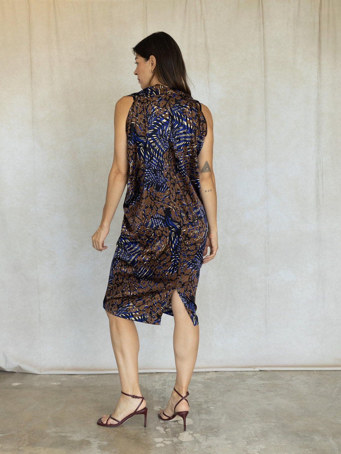 Issa Dress - Animalia Silk Print