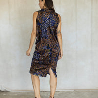 Issa Dress - Animalia Silk Print