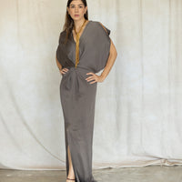 Long Mui Dress - Olive