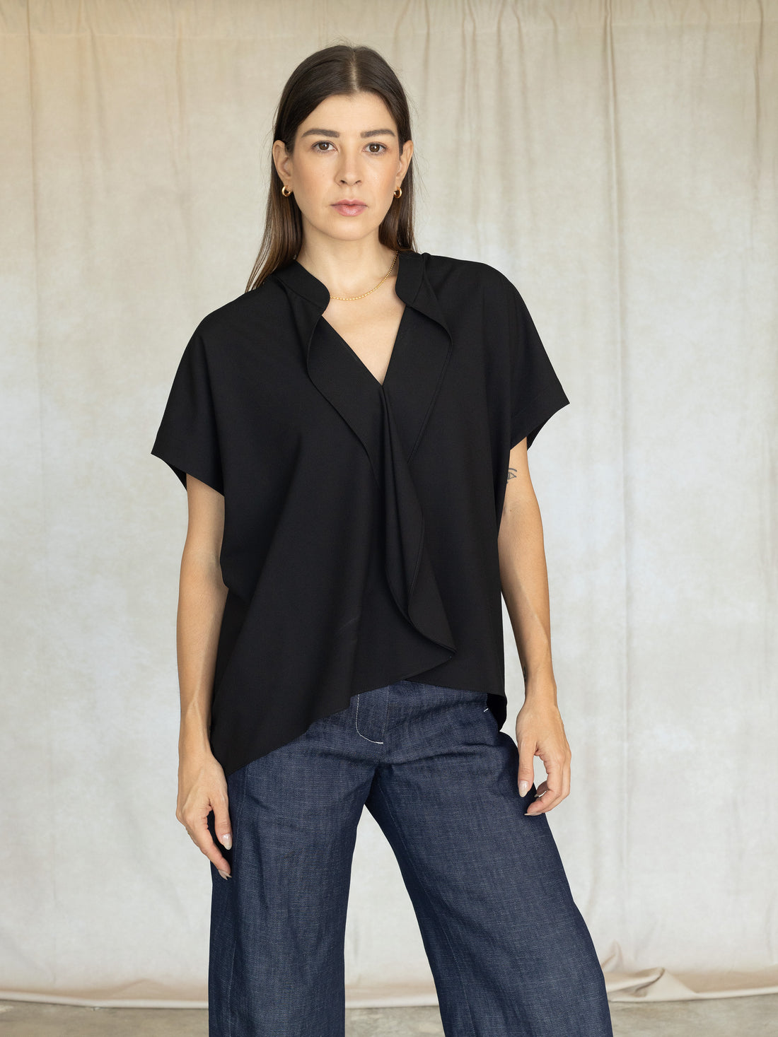 Fin Gaban Shirt - Black Matte Ridge