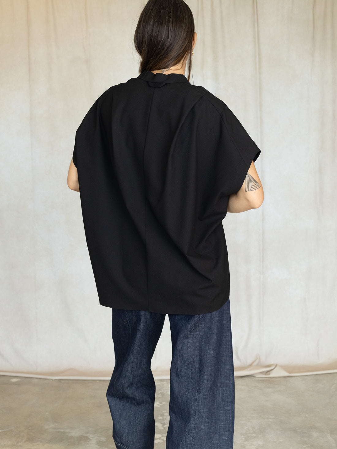 Fin Gaban Shirt - Black Matte Ridge