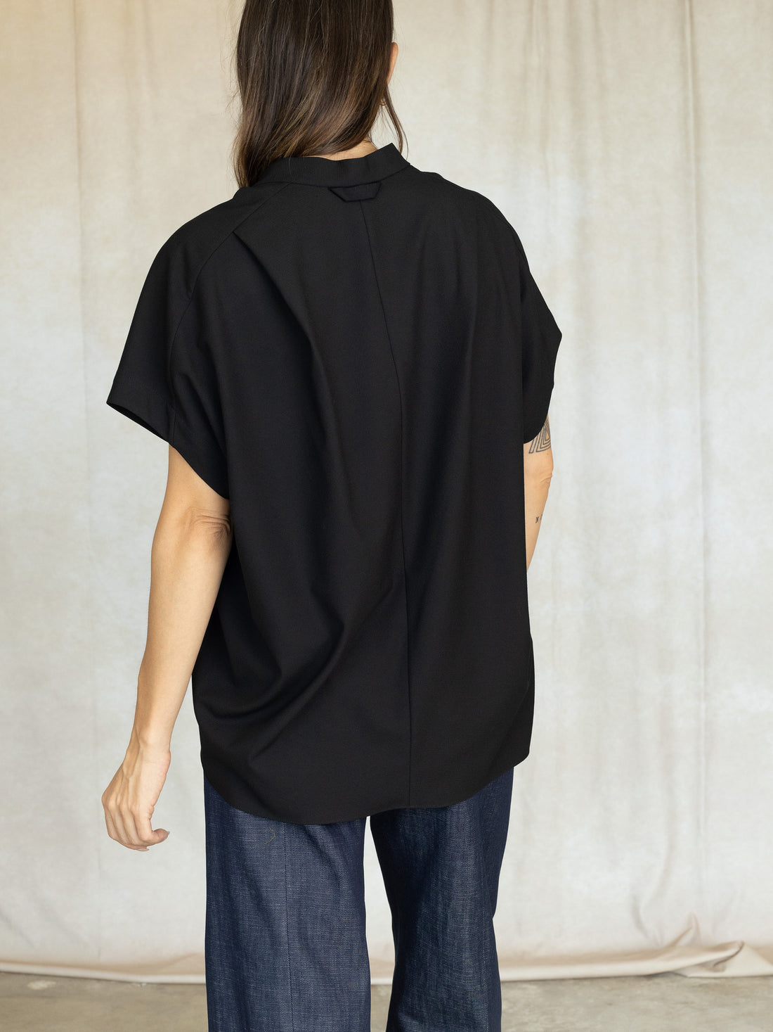 Fin Gaban Shirt - Black Matte Ridge