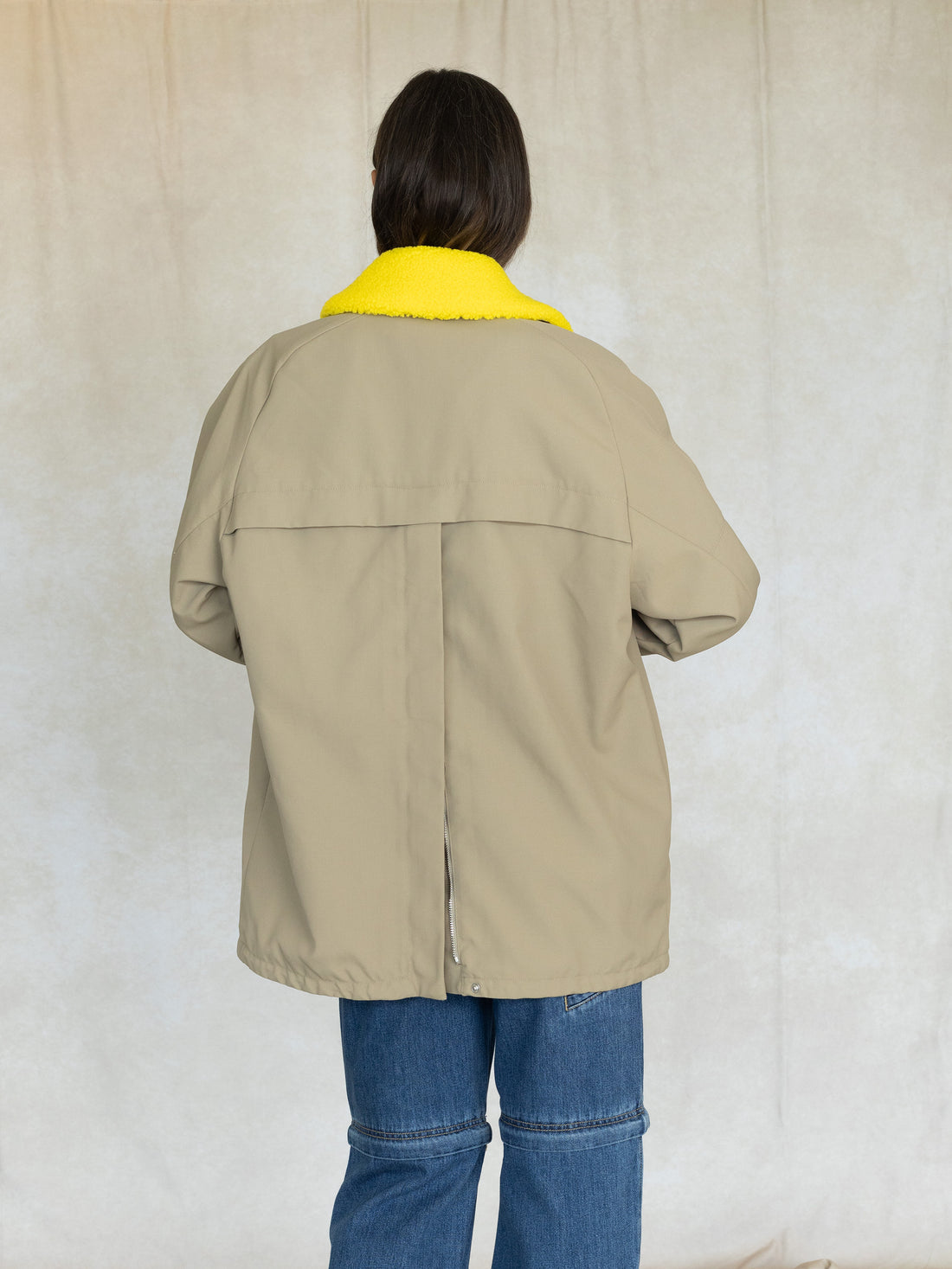 Lotte Nylon Carcoat - Khaki
