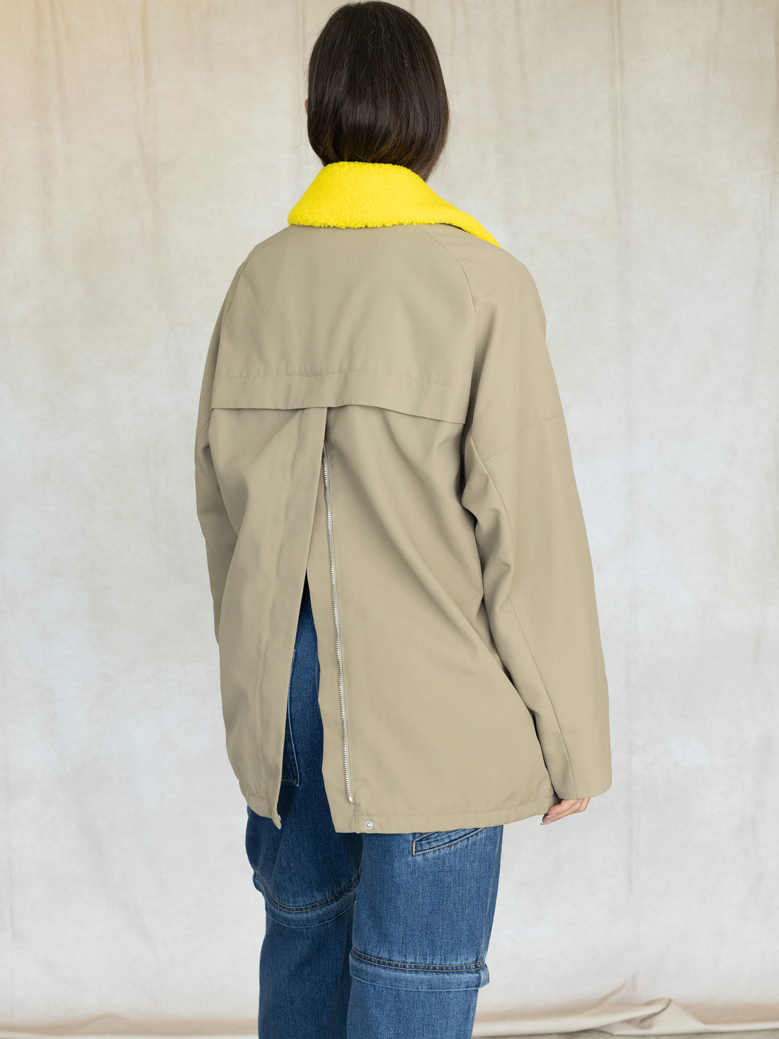 Lotte Nylon Carcoat - Khaki