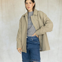 Lotte Nylon Carcoat - Khaki