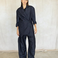 Crispy Nylon Winslow Pant - Navy