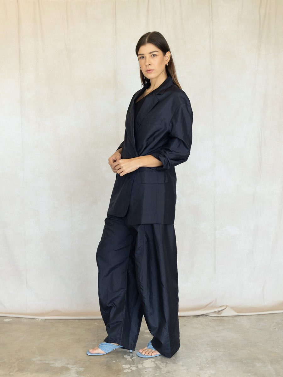 Crispy Nylon Winslow Pant - Navy