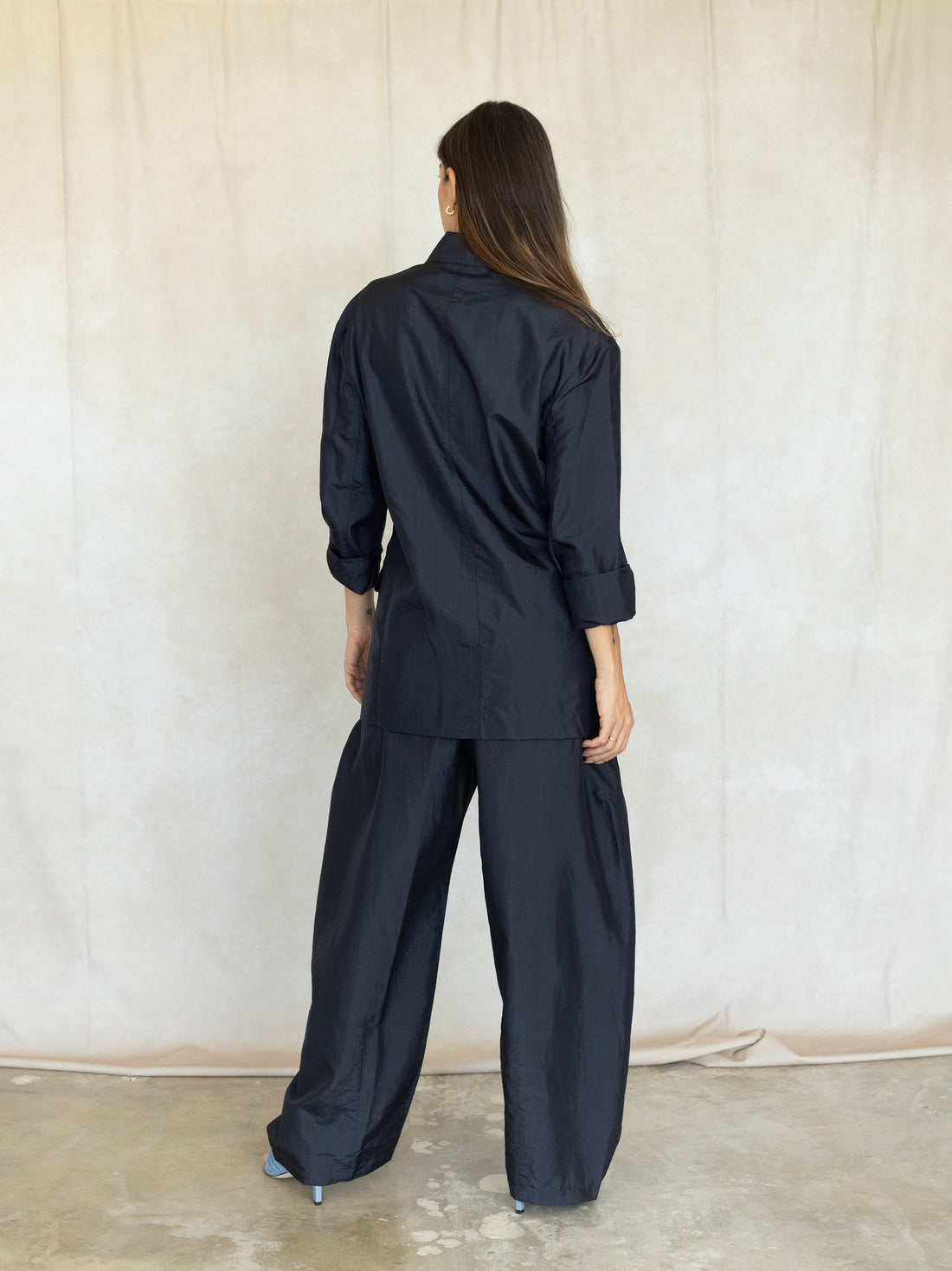 Crispy Nylon Winslow Pant - Navy