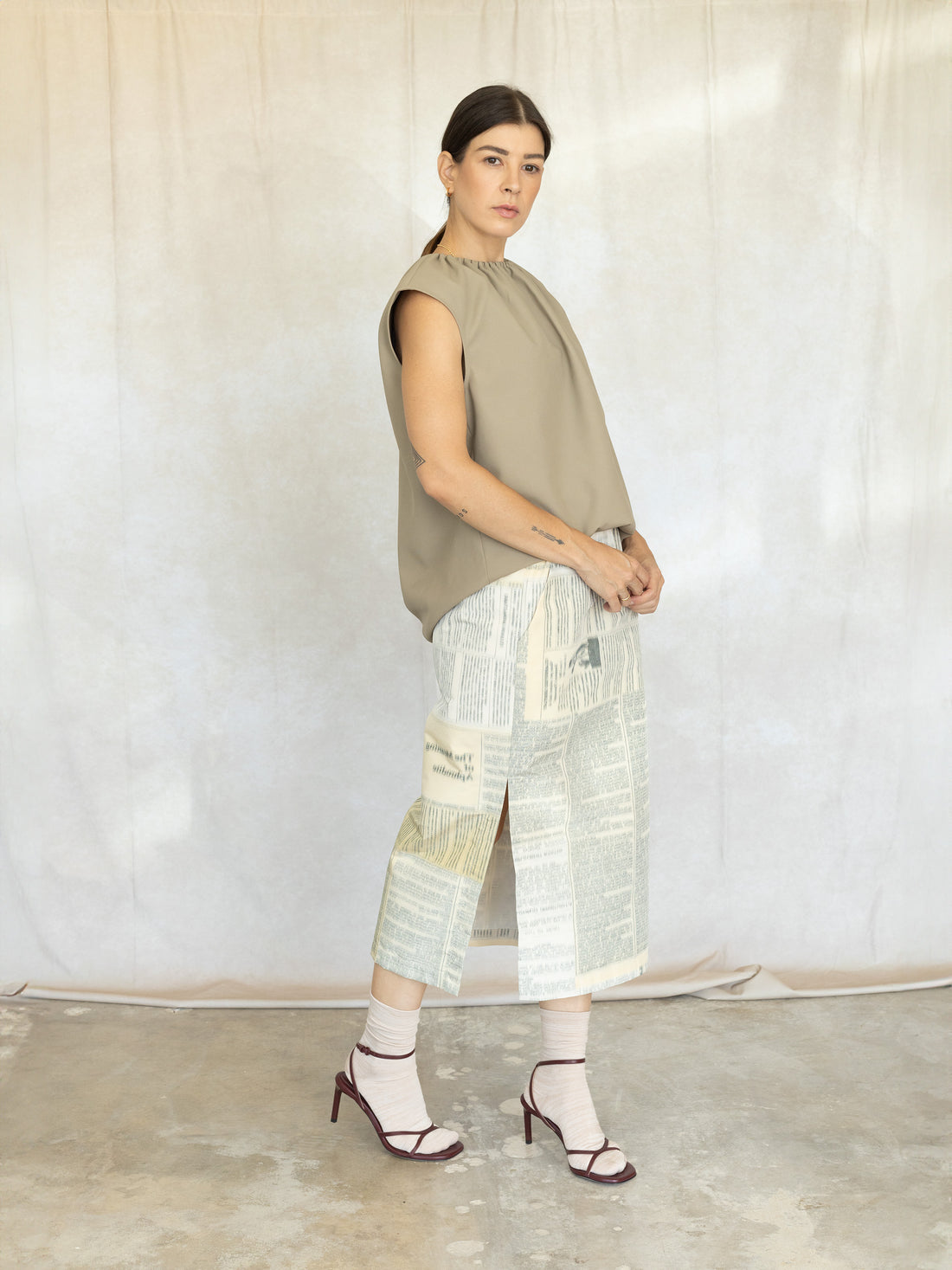 Mott Skirt - Personals Taffeta